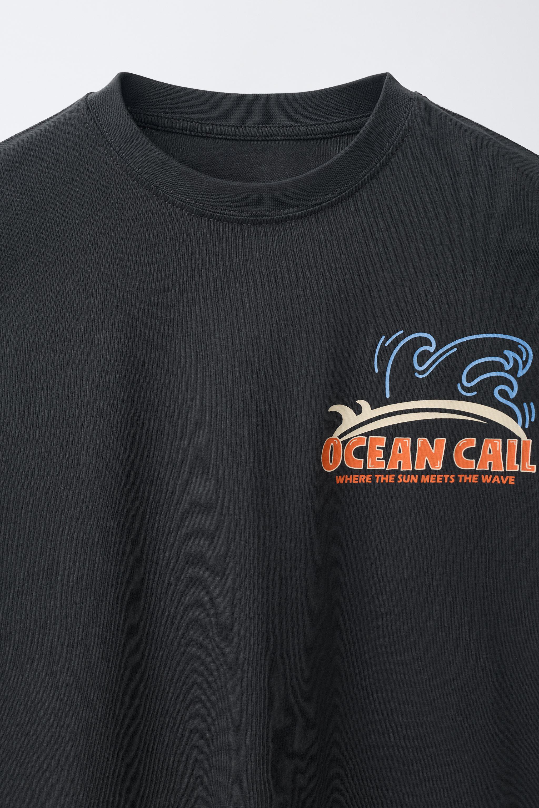 WAVE PRINT T-SHIRT